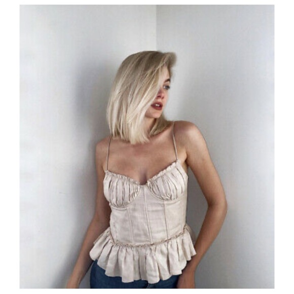 H&M BROCK COLLECTION NWT Corset Style Top - Picture 13 of 16